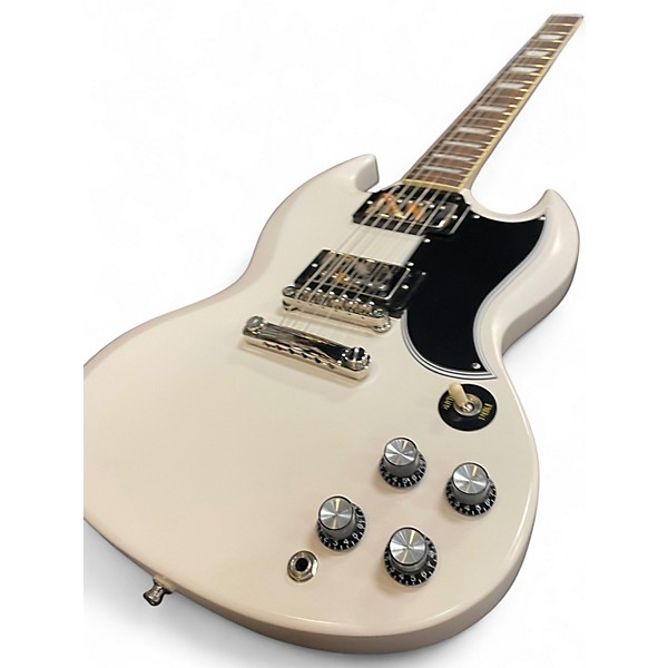 Used Epiphone INSPIRED BY GIBSON SG LES PAUL White Solid Body Electric Guitar