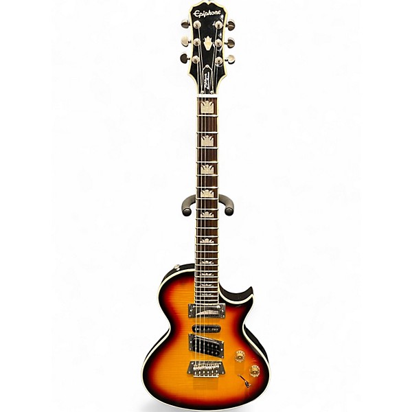 Used Epiphone Nighthawk Custom Reissue 2 Color Sunburst Solid Body Electric Guitar