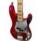 Used Squier Vintage Modified 70S Jazz Bass RED Electric Bass Guitar