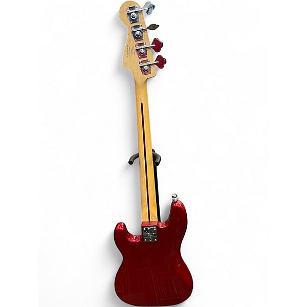 Used Squier Vintage Modified 70S Jazz Bass RED Electric Bass Guitar