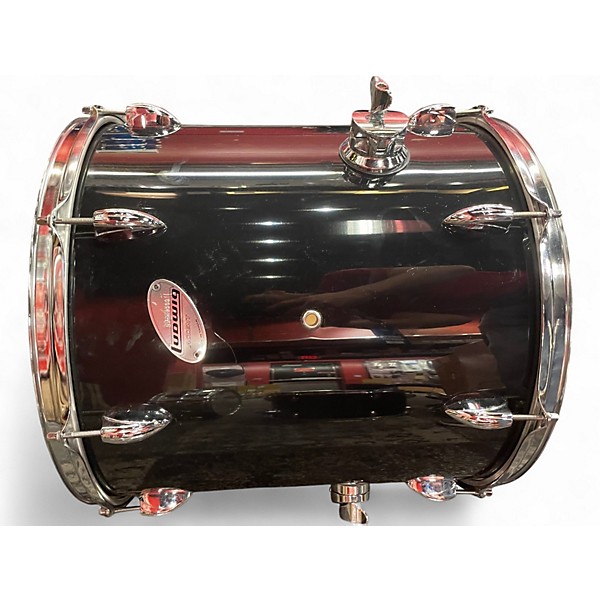 Used Ludwig 5 Piece Accent Black Drum Kit