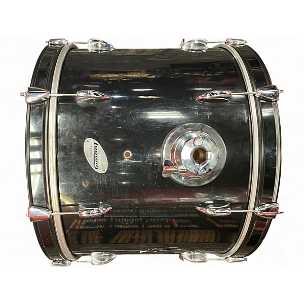 Used Ludwig 5 Piece Accent Black Drum Kit