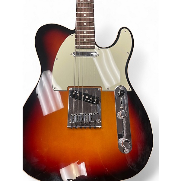 Used 2020 Fender American Ultra Telecaster Ultraburst Solid Body Electric Guitar