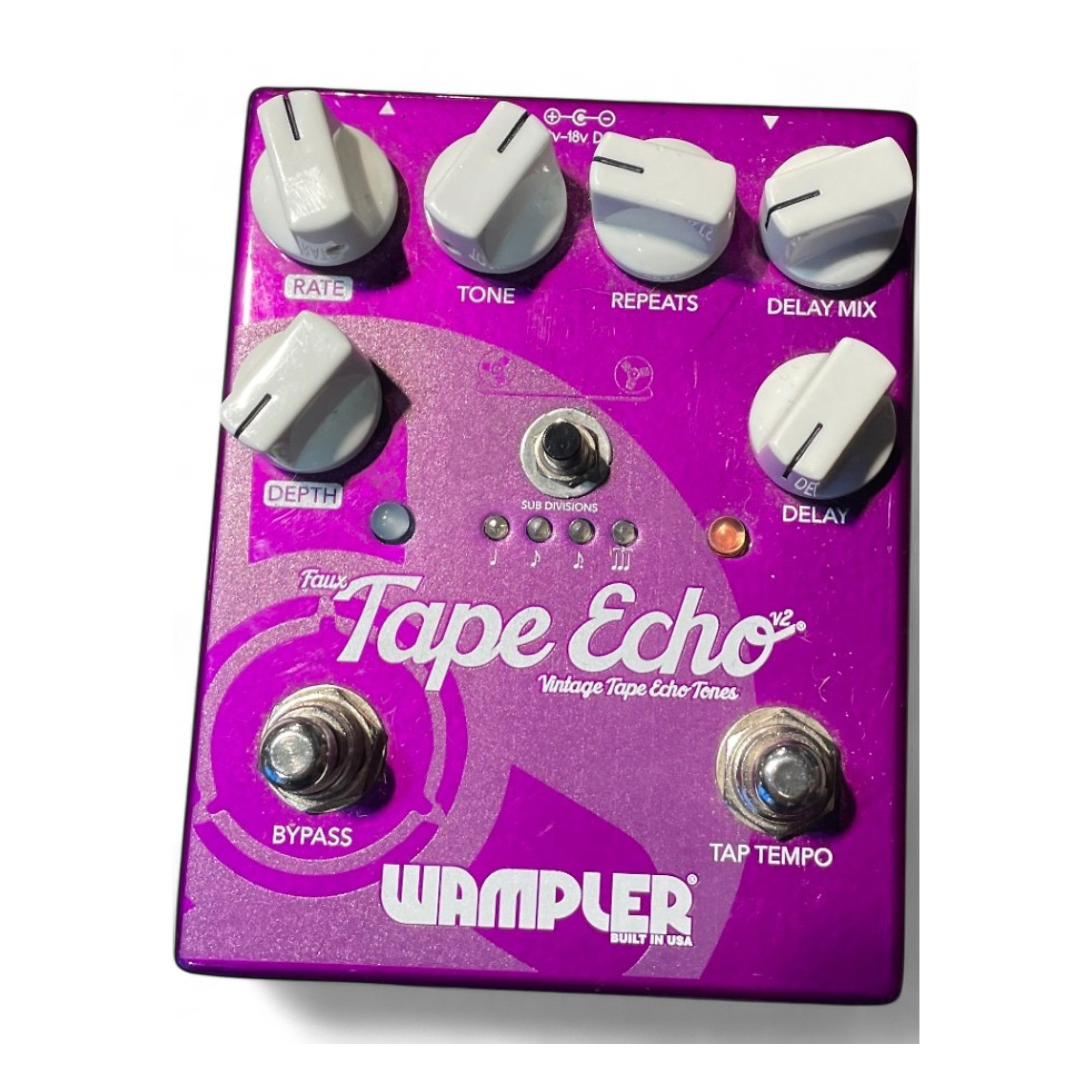 Used Wampler Faux Tape Echo Delay Effect Pedal | Guitar Center