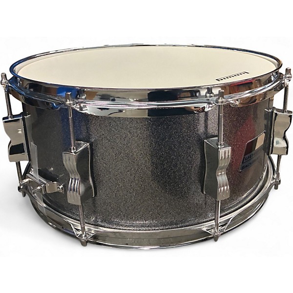Used Ludwig 14in Backbeat Snare Silver Sparkle Drum