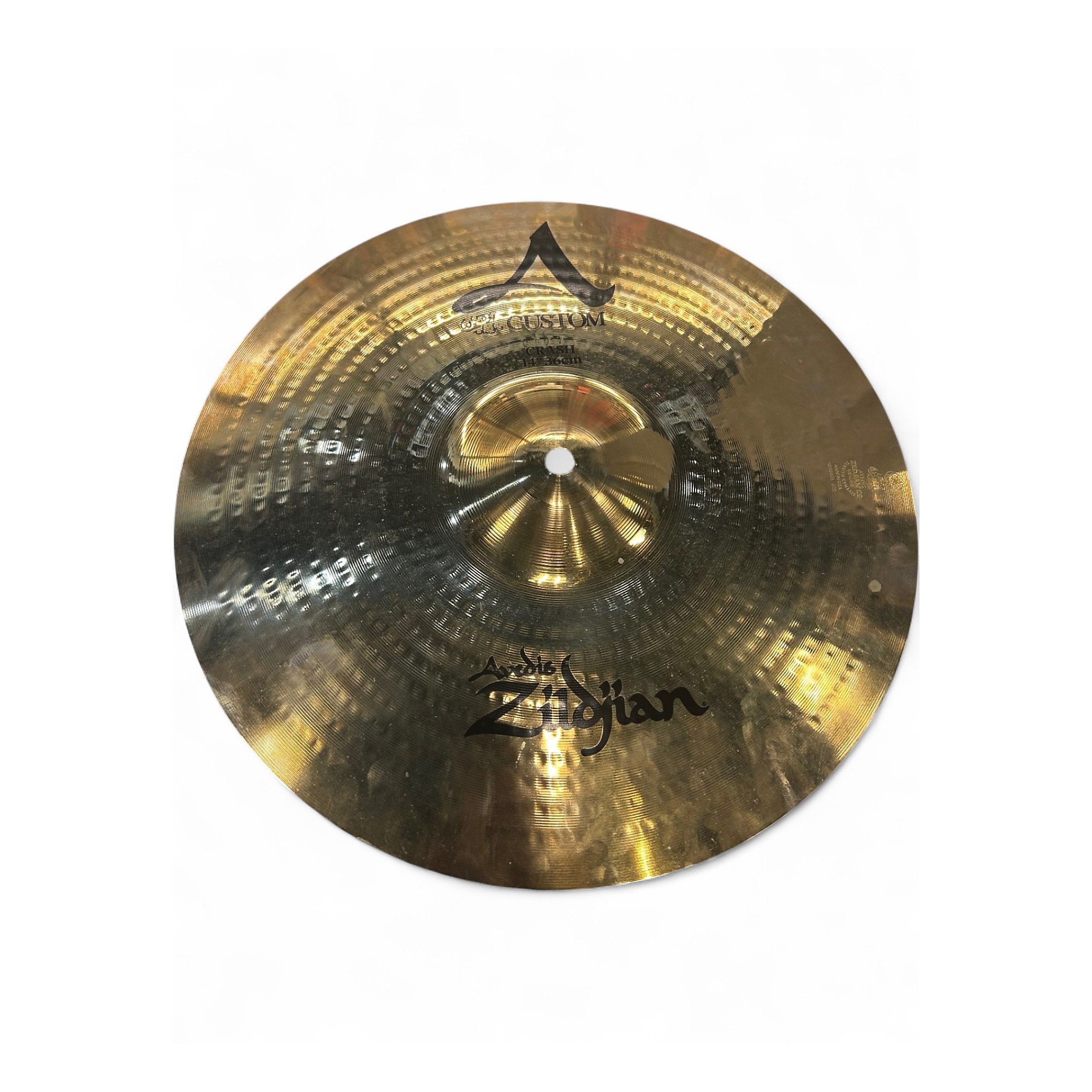 Used Zildjian 14in A Custom Crash Cymbal 33 | Guitar Center