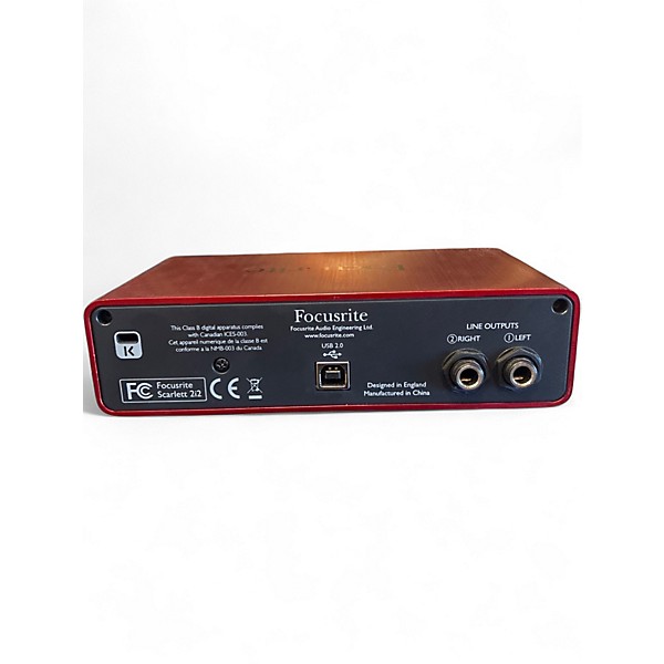 Used Focusrite Scarlett 2i2 Audio Interface