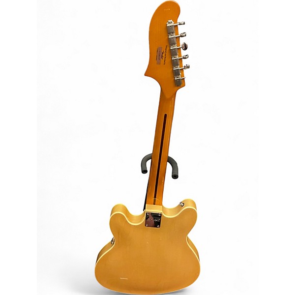 Used Squier Classic Vibe Starcaster Natural Hollow Body Electric Guitar