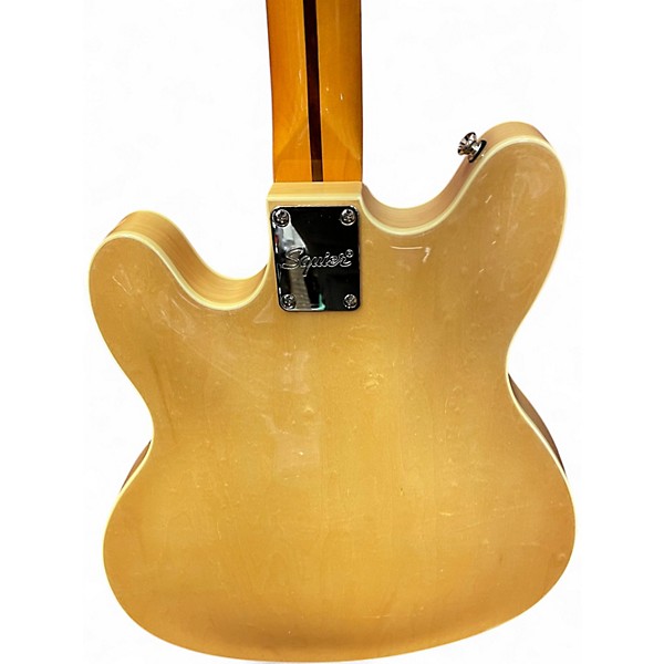 Used Squier Classic Vibe Starcaster Natural Hollow Body Electric Guitar
