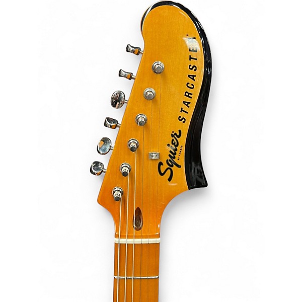 Used Squier Classic Vibe Starcaster Natural Hollow Body Electric Guitar