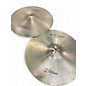 Used Zildjian 14in 1980s A Series New Beat Hi Hats Cymbal