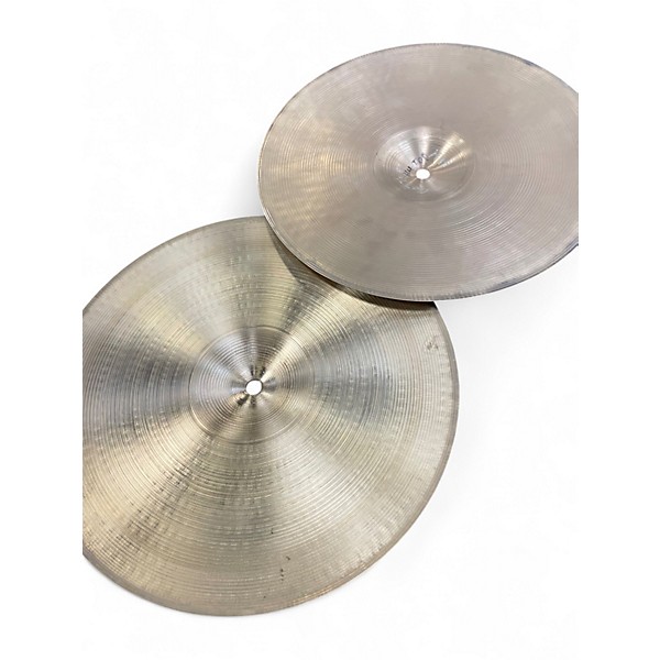 Used Zildjian 14in 1980s A Series New Beat Hi Hats Cymbal