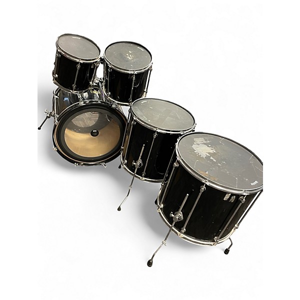 Used Mapex 5 Piece Mars Pro Series Black Drum Kit