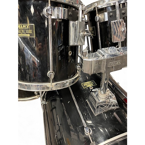 Used Mapex 5 Piece Mars Pro Series Black Drum Kit