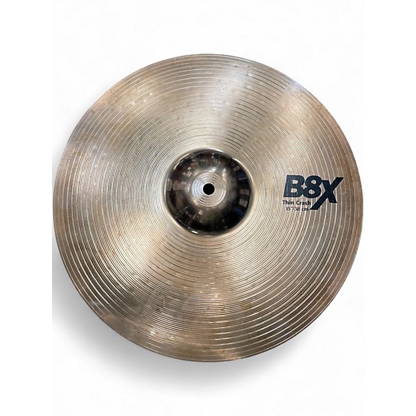 Used SABIAN 15in B8X THIN CRASH Cymbal