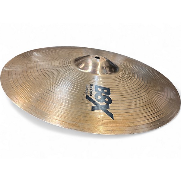 Used SABIAN 15in B8X THIN CRASH Cymbal