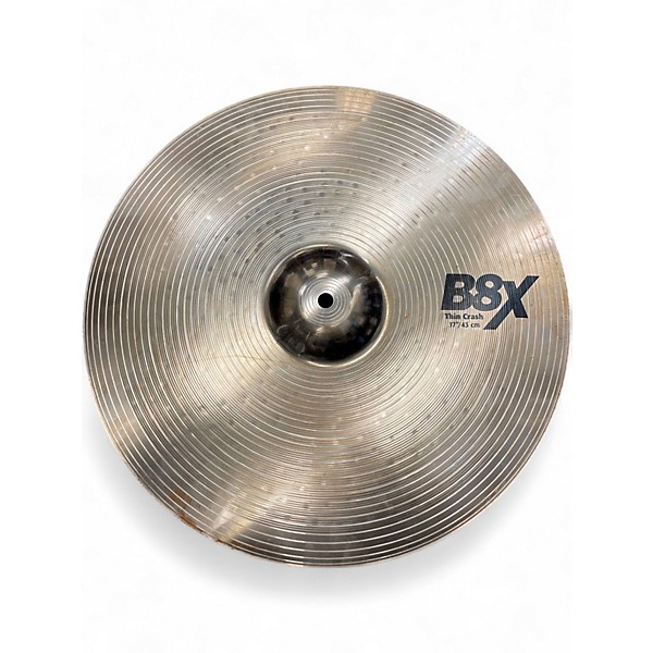 Used SABIAN 17in B8X THIN CRASH Cymbal