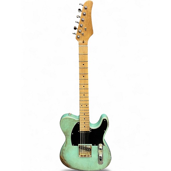 Used Miscellaneous Partscaster Mint Green Solid Body Electric Guitar
