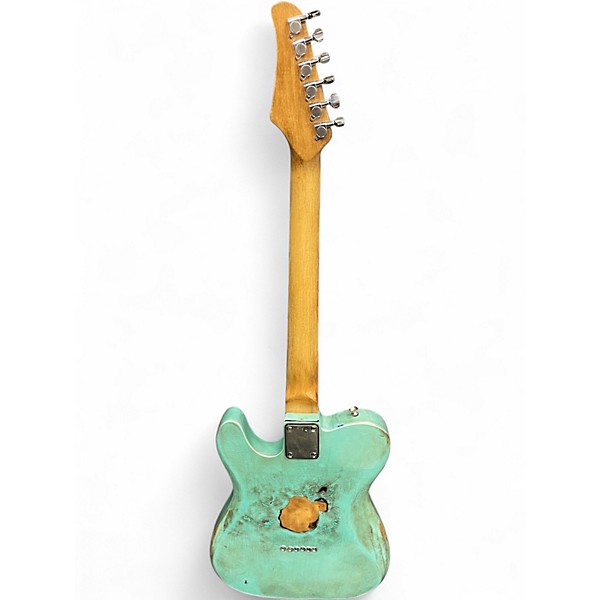 Used Miscellaneous Partscaster Mint Green Solid Body Electric Guitar
