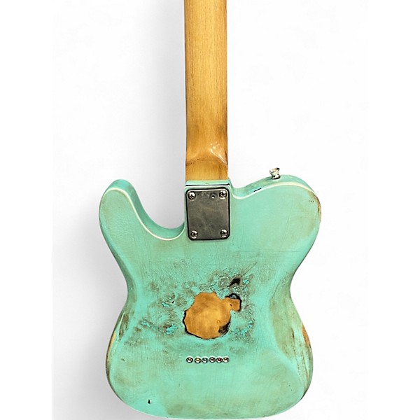 Used Miscellaneous Partscaster Mint Green Solid Body Electric Guitar
