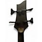 Used Schecter Guitar Research Stiletto Stealth 4 Satin Black Electric Bass Guitar