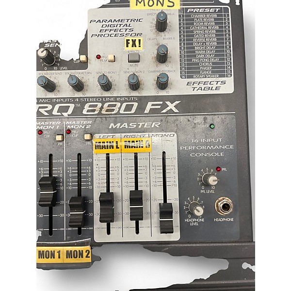 Used Peavey RQ880FX Unpowered Mixer