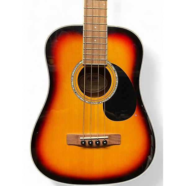 Used Mitchell EZB Super Short-Scale 3 Tone Sunburst Acoustic Bass Guitar