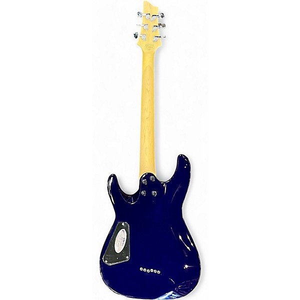 Used Schecter Guitar Research C6 Elite Trans Blue Solid Body Electric Guitar