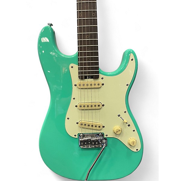 Used Schecter Guitar Research Nick Johnston SSS Atomic Green Solid Body Electric Guitar