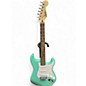 Used 2022 Squier Bullet Stratocaster Hardtail Seafoam Green Solid Body Electric Guitar thumbnail