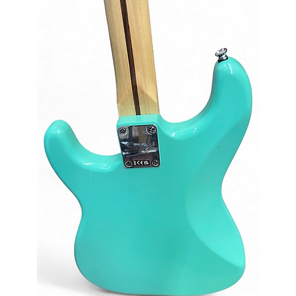 Used 2022 Squier Bullet Stratocaster Hardtail Seafoam Green Solid Body Electric Guitar
