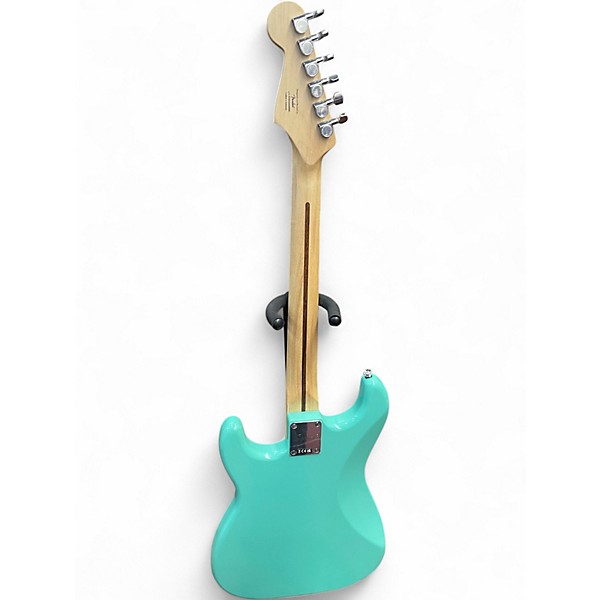 Used 2022 Squier Bullet Stratocaster Hardtail Seafoam Green Solid Body Electric Guitar