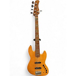 Used Marcus Miller V10 5 String Amber Electric Bass Guitar