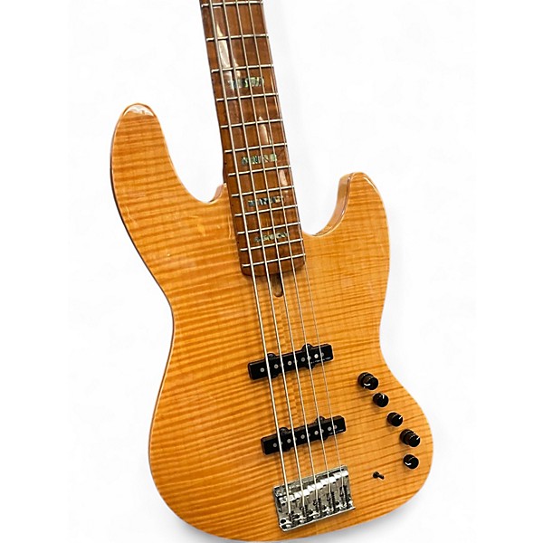 Used Marcus Miller V10 5 String Amber Electric Bass Guitar