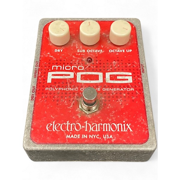 Used Electro-Harmonix Micro Pog Polyphonic Octave Generator Effect Pedal