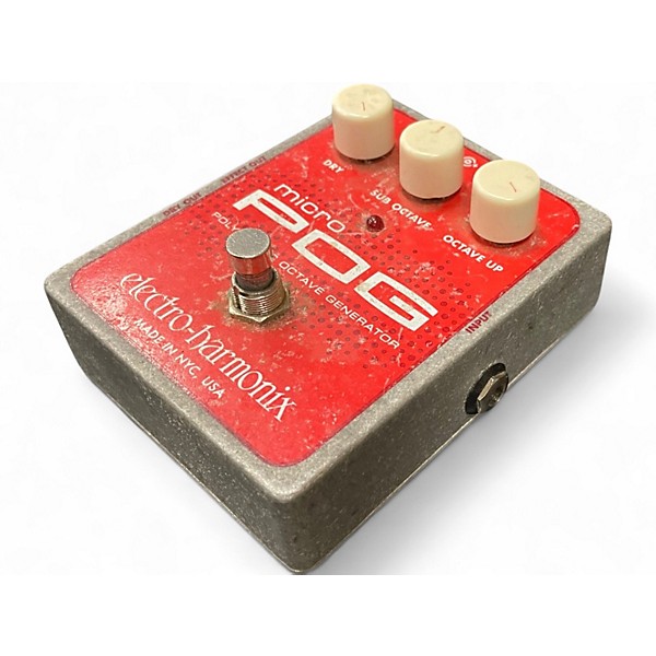 Used Electro-Harmonix Micro Pog Polyphonic Octave Generator Effect Pedal