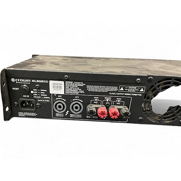 Used Crown XLS2500 Power Amp
