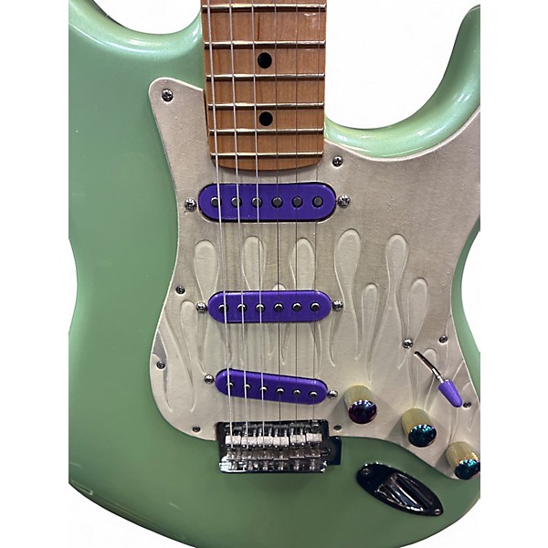 Used Fender Stratocaster Apple Green Solid Body Electric Guitar