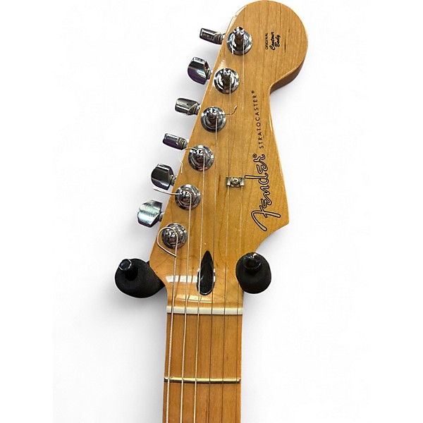 Used Fender Stratocaster Apple Green Solid Body Electric Guitar