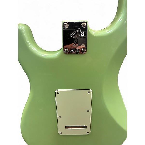 Used Fender Stratocaster Apple Green Solid Body Electric Guitar