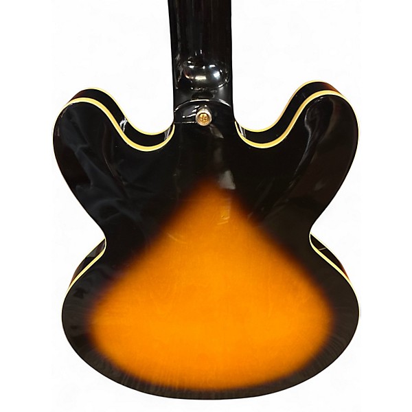 Used Epiphone Sheraton II 2 Tone Sunburst Hollow Body Electric Guitar