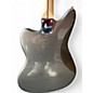Used Squier jaguar bass Silver Electric Bass Guitar