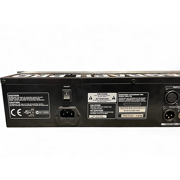 Used Behringer FBQ3102 Equalizer