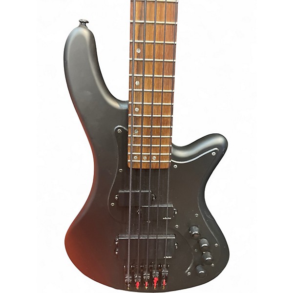 Used Schecter Guitar Research STEALTH DIAMOND SERIES Black Electric Bass Guitar