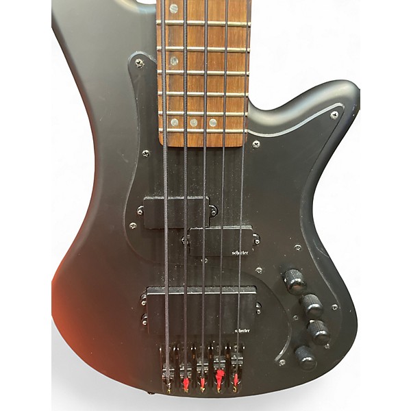 Used Schecter Guitar Research STEALTH DIAMOND SERIES Black Electric Bass Guitar
