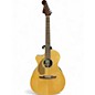 Used Fender Newporter Player LEFT HANDED Natural Acoustic Guitar thumbnail