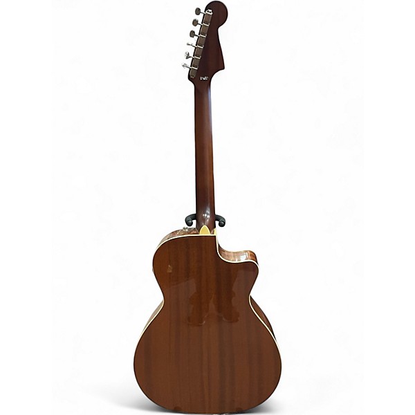 Used Fender Newporter Player LEFT HANDED Natural Acoustic Guitar