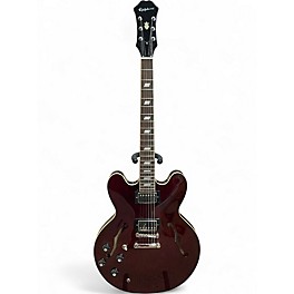 Used Epiphone NOEL GALLAGHER RIVIERA DARK WINE RED Hollow Body Electric Guitar