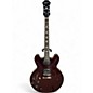 Used Epiphone NOEL GALLAGHER RIVIERA DARK WINE RED Hollow Body Electric Guitar thumbnail