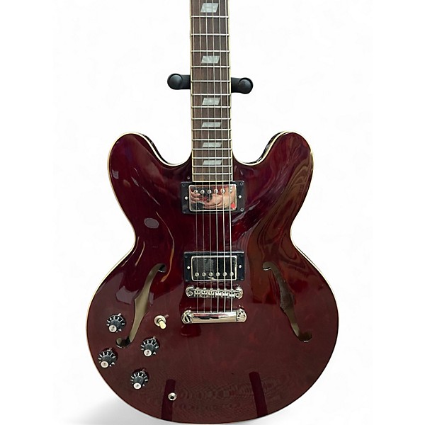 Used Epiphone NOEL GALLAGHER RIVIERA DARK WINE RED Hollow Body Electric Guitar